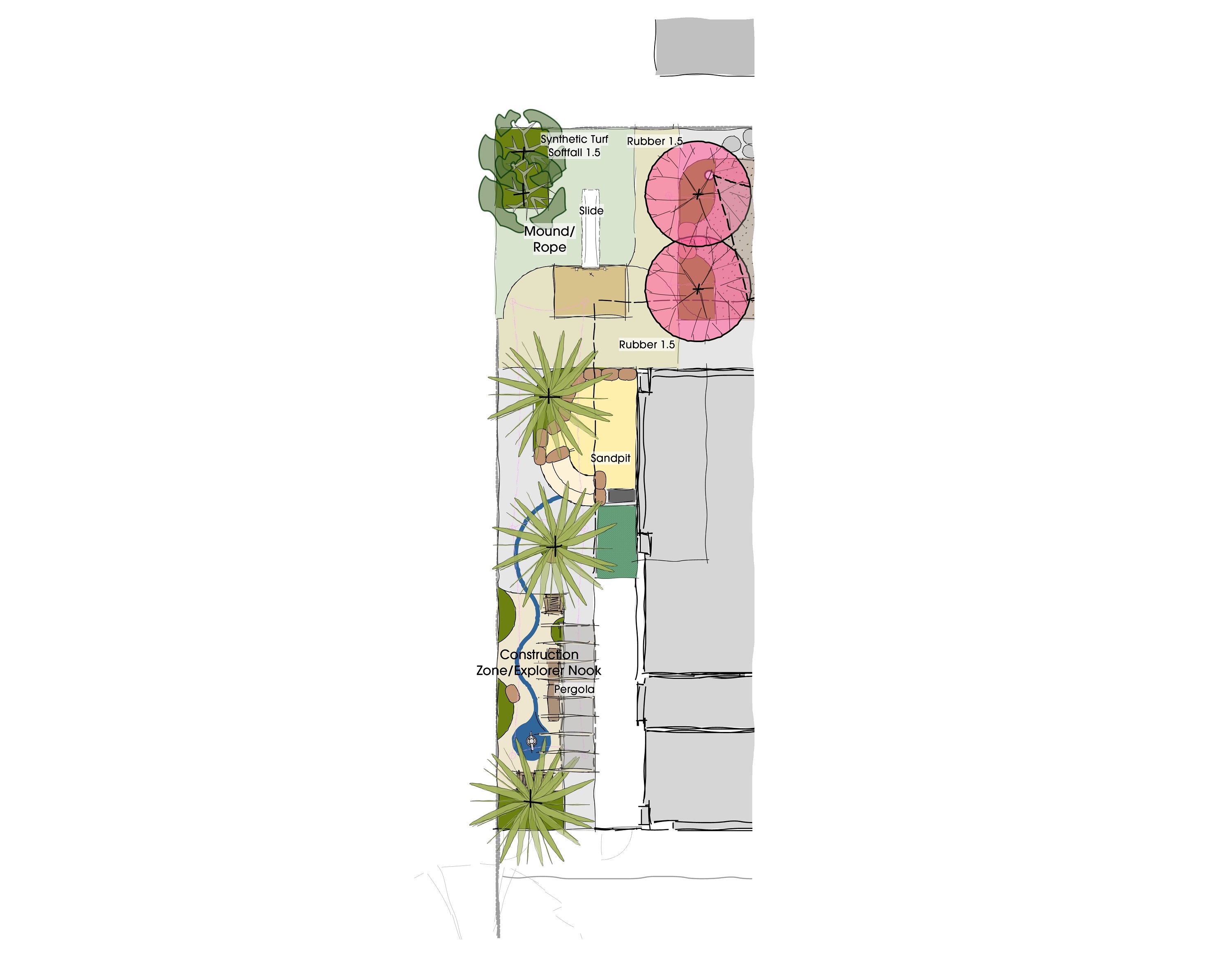 Botanical Traditions Community Children Ground Floor Side Area